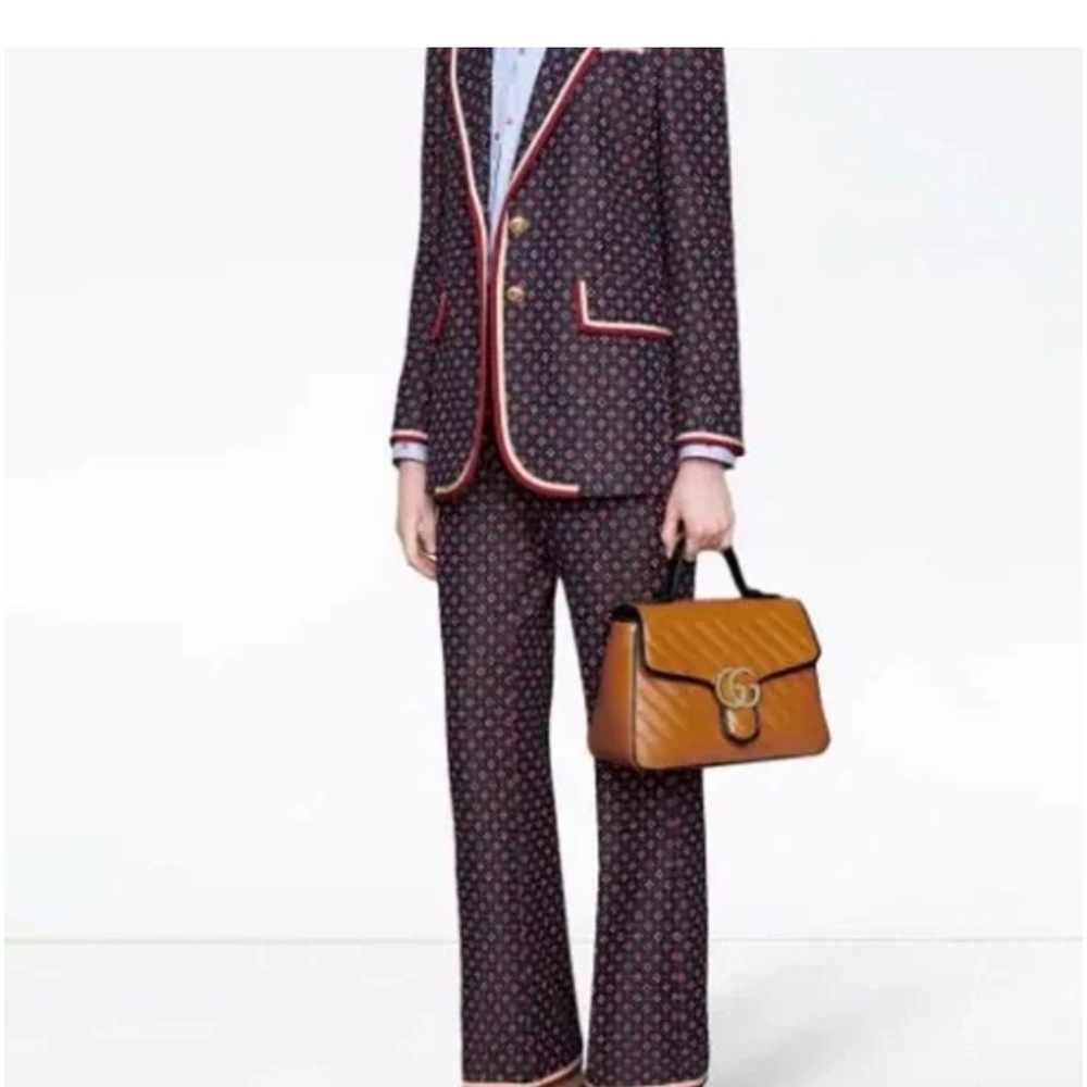 Gucci Blue and Red Geometric Women's Pants Size XS - Picture 12 of 12